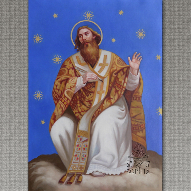 圣金口若望主教圣师油画像（定制）